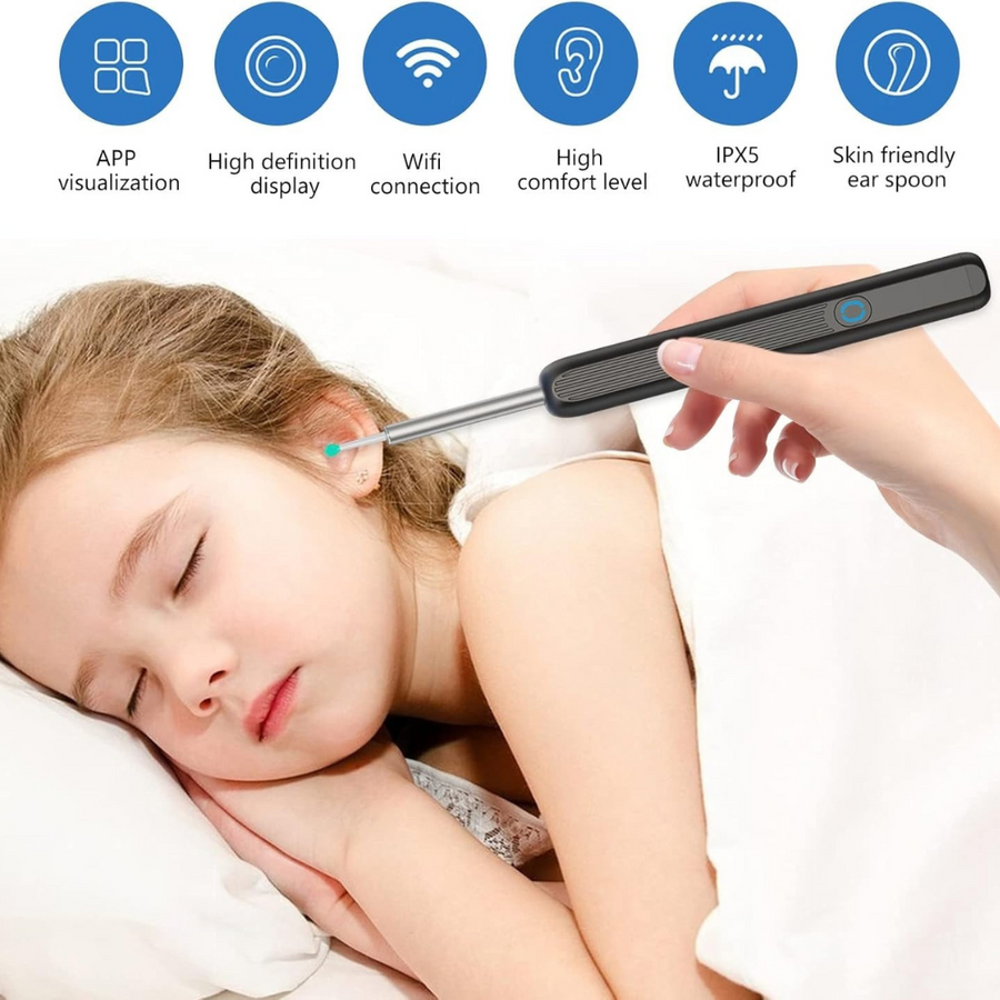 Waterproof Ear Wax Removal Kit with Camera