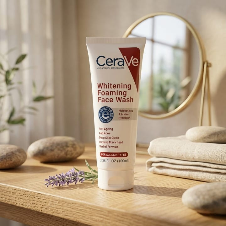 DermaGlow Whitening Foaming Face Wash