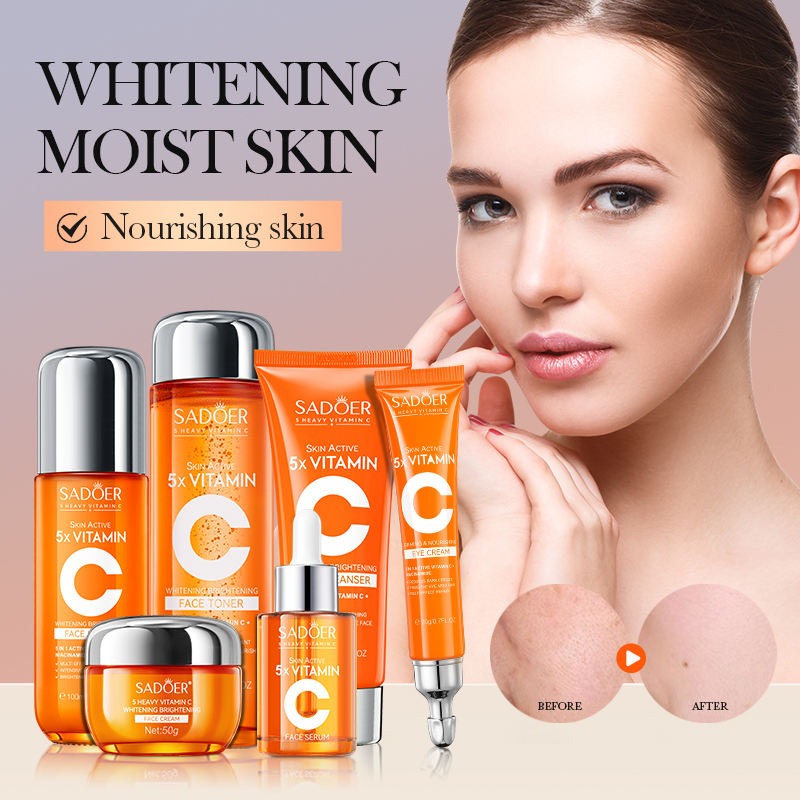 Sadoer Vitamin C Facial Skincare Kit