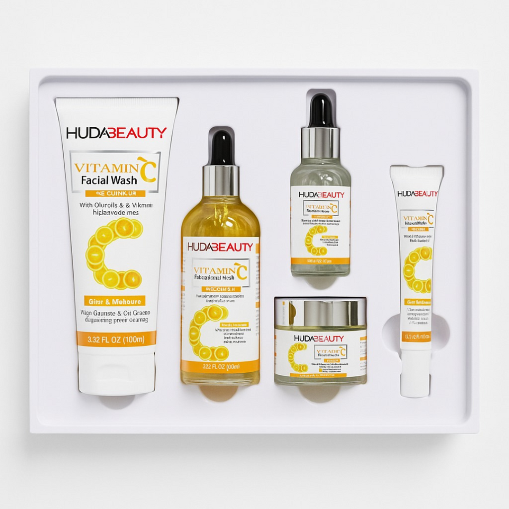 Vitamin C 5-Piece Facial Skincare Set