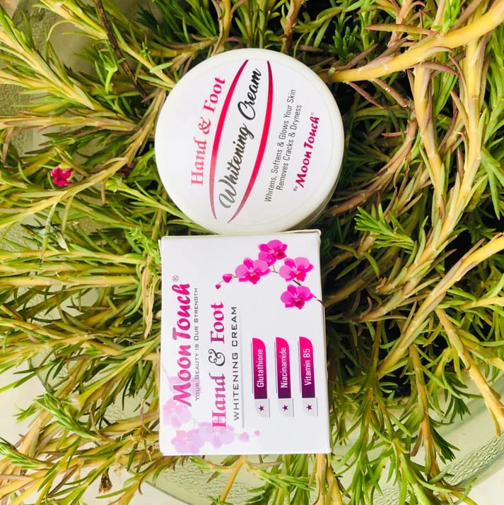 Moon Touch Hand & Foot Whitening Cream jar view