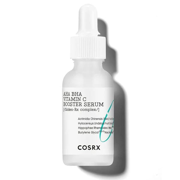 COSRX AHA BHA Vitamin C Booster Serum on white background