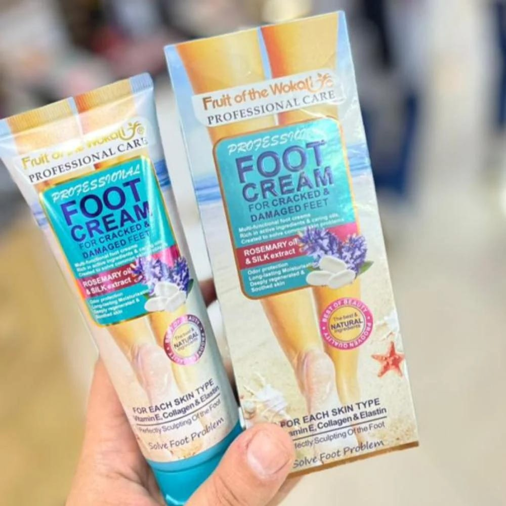Foot Cream for Cracked and Damaged Skin